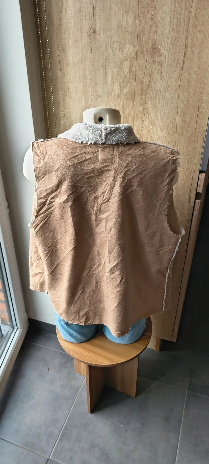 Gap Teddy Gilet L – Soft, Warm & Timeless | Beige | Size L – photo 2
